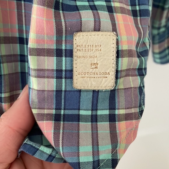 Scotch & Soda Plaid Summer Button Down - Picture 4 of 10